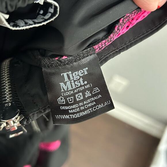 Tiger Mist Mila Mesh Pants Black Pink Joggers Small - Picture 11 of 12